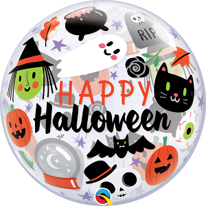 Pkg Everything Halloween Bubble 22"